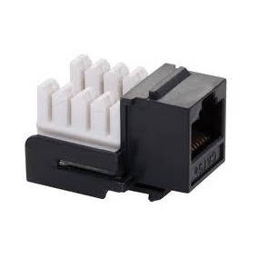 Jack GLC RJ45 Cat5e Negro (CE-4003)