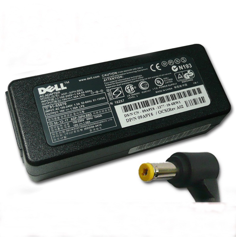Cargador Notebook DELL 19V 1.58A 30W