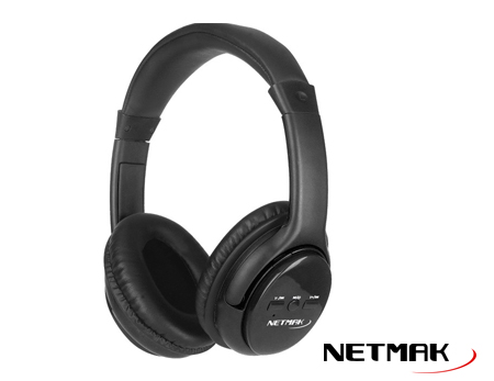 Auricular Bluetooth Netmak (NM-B21) Negro