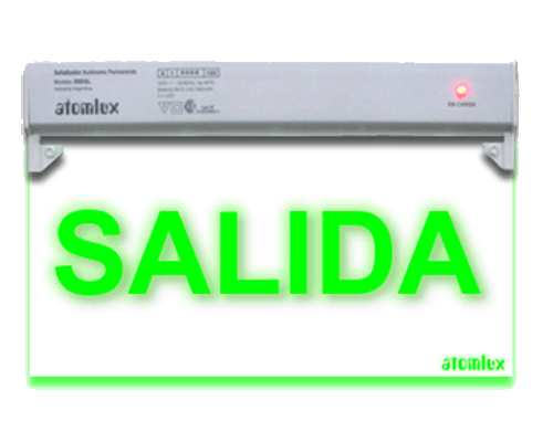 Señalizacion Atomlux SALIDA Acrilico Luminoso (9905L-COMPACT)