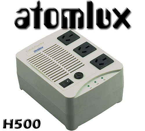 Estabilizador Atomlux 500va 3 Bocas (H500)