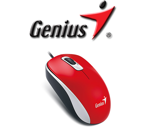 Mouse USB Genius DX-110 Rojo (31010116104)