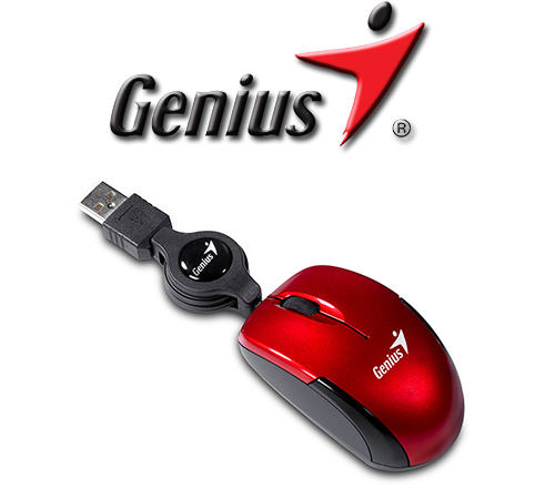 Mouse USB Genius Micro Traveler Ruby (31010125103)