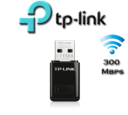 Red USB TP-LINK Wireless MINI 300 Mbps (TL-WN823N)