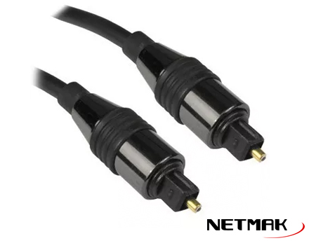 Cable Optico Digital Toslink 2 Mts Netmak (NM-C101)