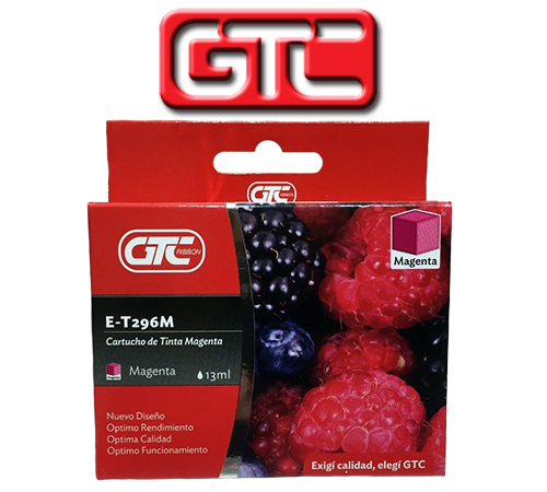 Cartucho EPSON 296 Magenta GTC (E-T296M)