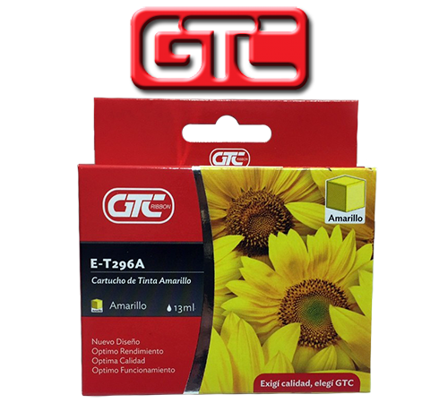 Cartucho EPSON 296 Amarillo GTC (E-T296A)