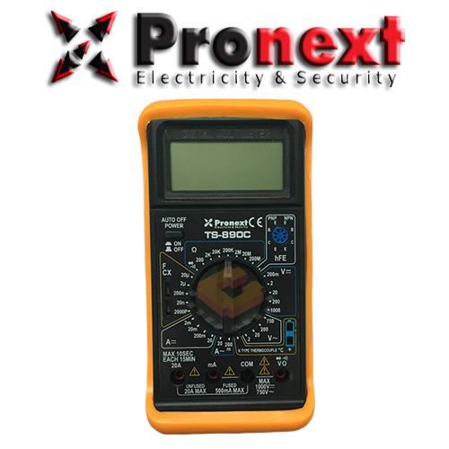 Tester Digital Pronext Con Medicion de Temperatura (TS 890C)