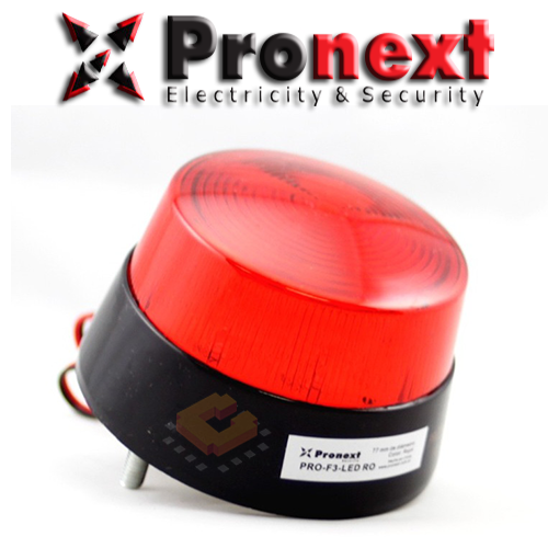 Luz Estroboscopica Base a Led Pronext 77mm (PRO F3 LED RO) Roja