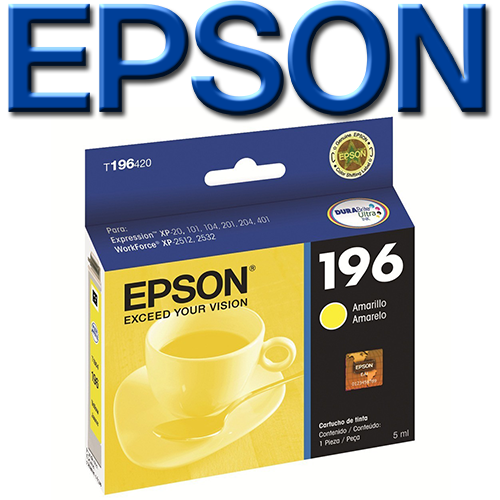 Cartucho EPSON T196 Amarillo Original