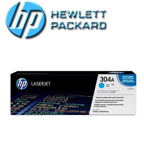 Toner HP 304A Original Cyan (CC531A) - OUTLET