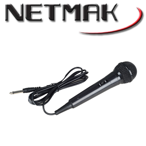 Microfono Dinamico Netmak (NM-MC7) Negro