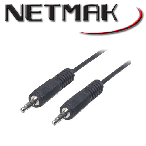 Cable Audio 3.5 Stereo M-M 1.50 Mts Netmak (NM-C26)