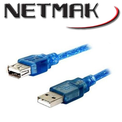 Cable Alargue USB 3 Mts Netmak (NM-C09 3)