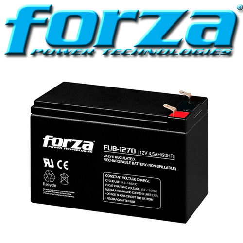 Bateria 12V 7A Para Ups y Alarma Forza (FUB-1270)