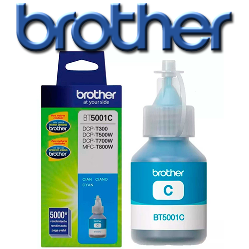 Botella Tinta Brother X 41.8 Ml Cyan BT-5001C