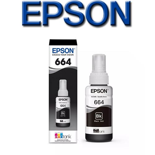 Botella EPSON 664 x 70ml L200 / L210 / L355 Negro (T664120)