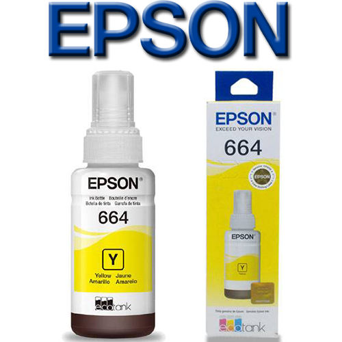 Botella EPSON 664 x 70ml L200 / L210 / L355 Amarillo (T664420)
