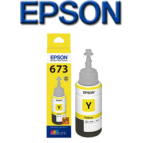 Botella EPSON 673 x 70ml L800 Amarillo (T673420)