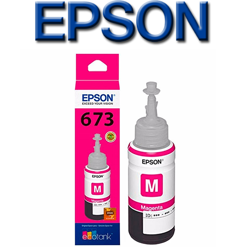 Botella EPSON 673 x 70ml L800 Magenta (T673320)