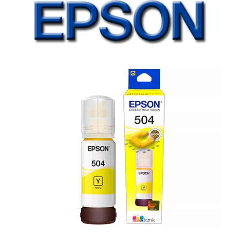 Botella EPSON 504 x 70ml L4150 / L6191 Amarilla (T504420-AL)