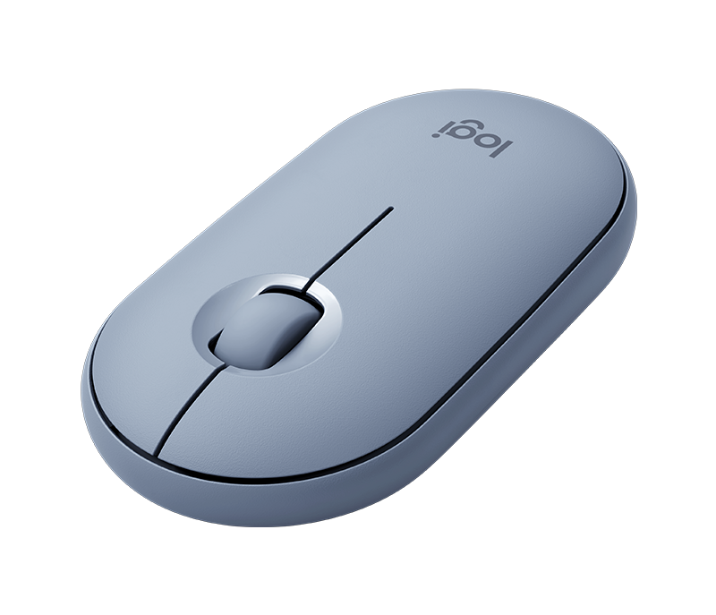 Mouse Inalambrico Logitech M350 Pebble (910-005773) Azul