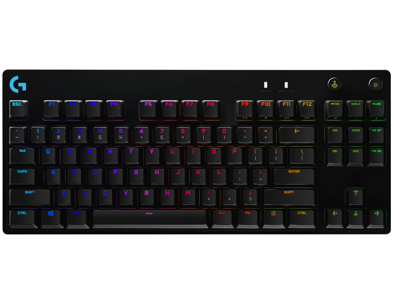 Teclado USB Gamer Mecanico Logitech PRO RGB (920-009388)