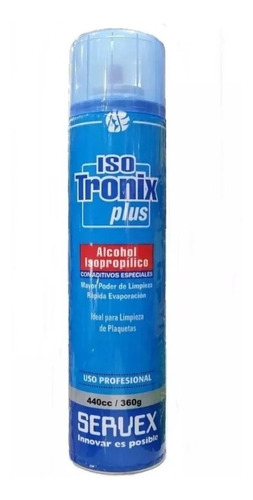 Alcohol Isopropilico Aerosol 360 Grs Iso Tronix Plus