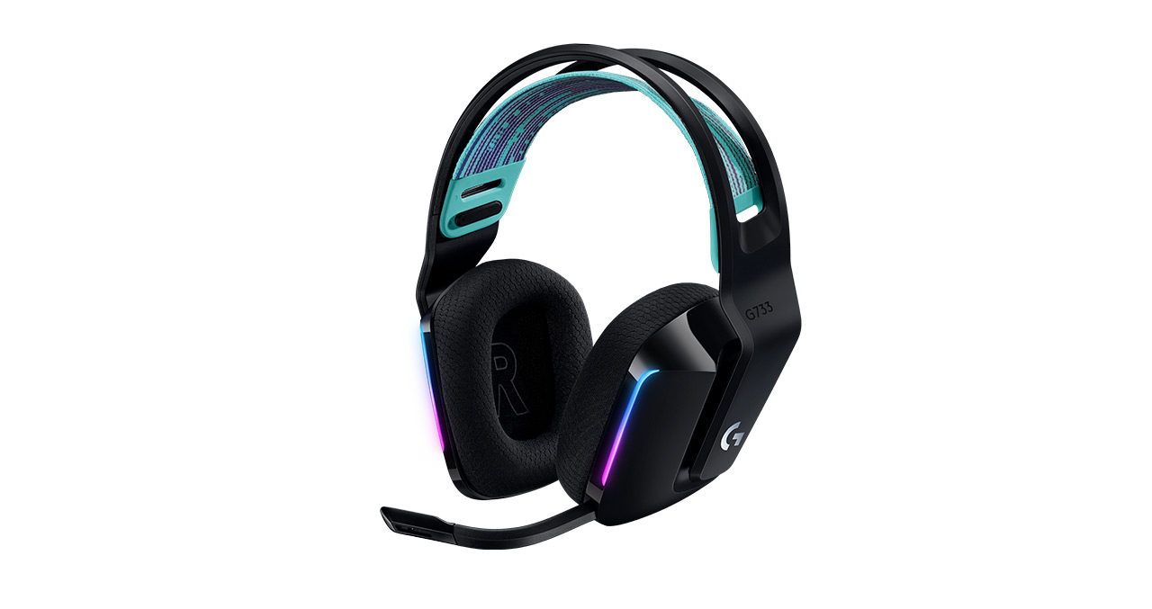 Auricular Inalambrico Gamer Logitech G733 RGB (981-000863) Negro