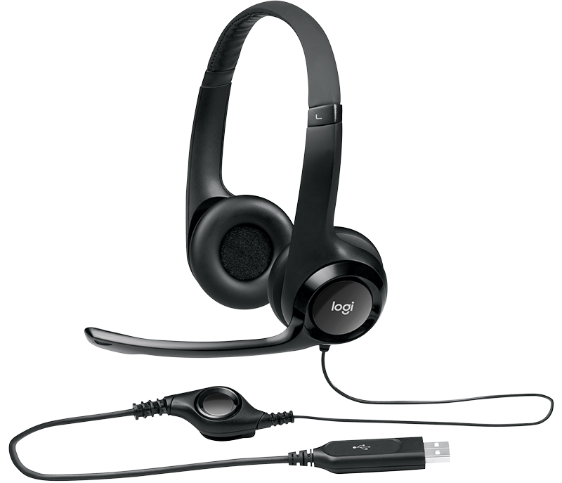 Auricular Logitech Con Microfono USB H390 Negro (981-000014)