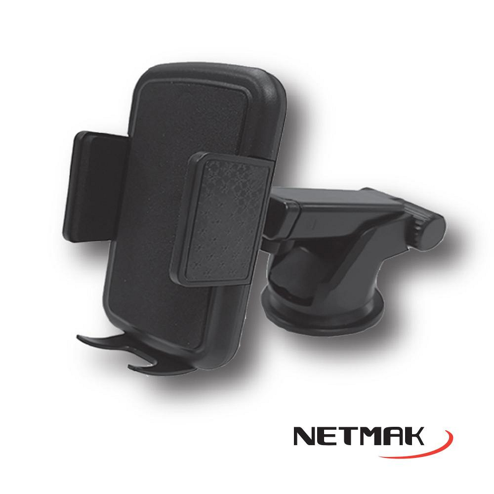 Soporte de Celular Para Auto Netmak Extensible (NM-HC20) Vidrio y Tablero