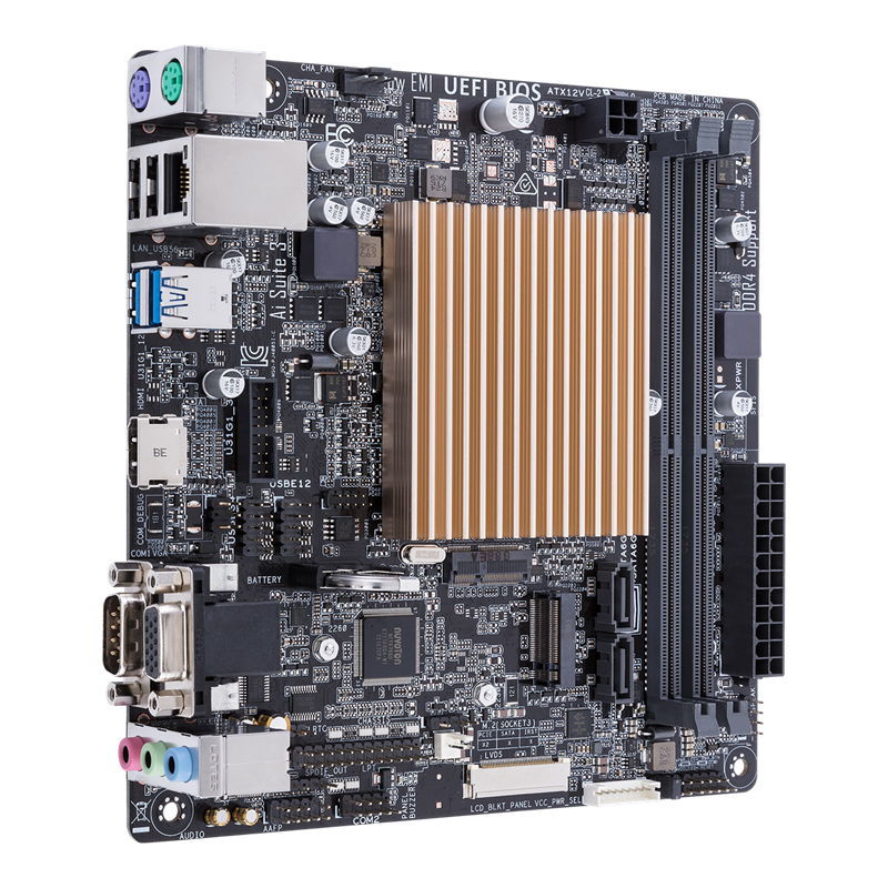 Mother + Micro Asus J4005I-C Celeron DDR4 DIMM (90MB0W90-M0EAY1)