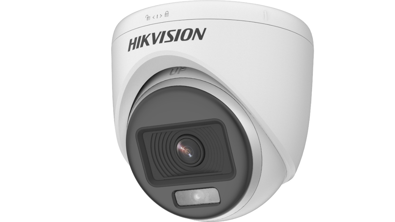 Camara CCTV 2.8 Mm Domo Interior 1080P Hikvision ColorVu (DS-2CE70DF0T-PF)