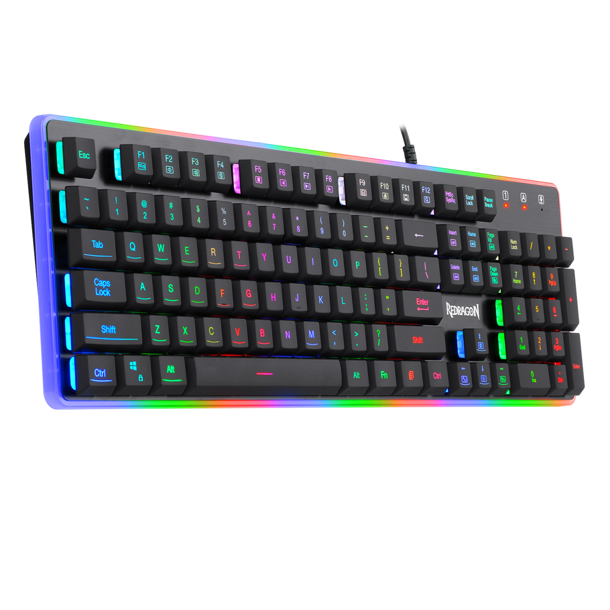 Teclado USB Gamer Redragon K509 DYAUZ2 Negro RGB (K509RGB)