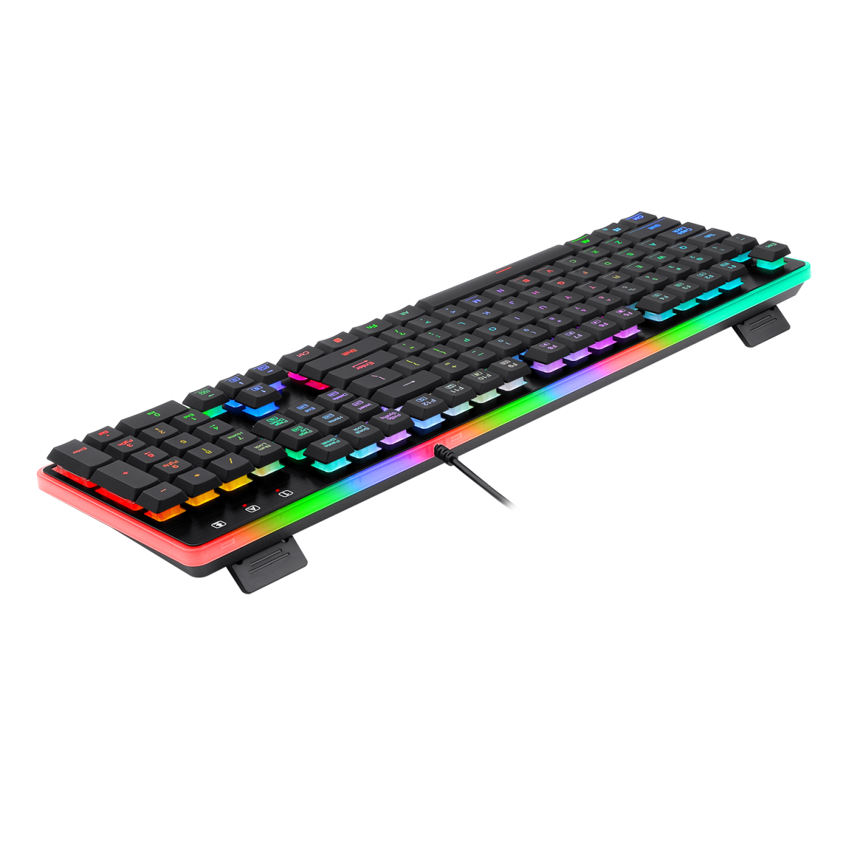 Teclado USB Gamer Redragon K509 DYAUZ2 Negro RGB (K509RGB)