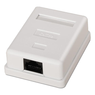 Roseta Simple C/Tapa Cat5 GLC (CE-4080)