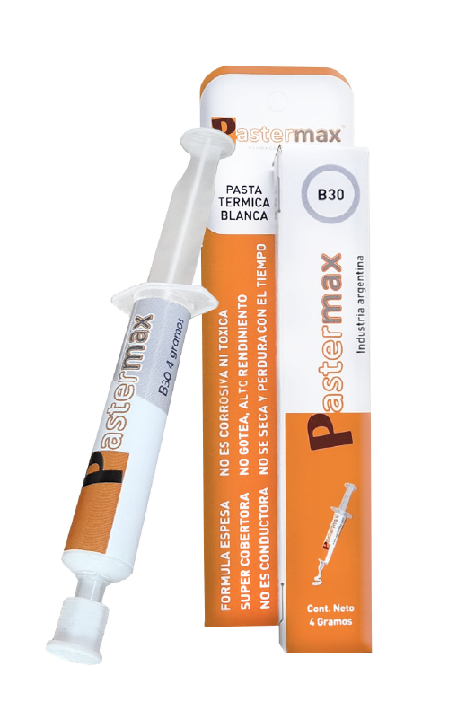Grasa Siliconada Jeringa B30 Blanca Pastermax 4 Grs.