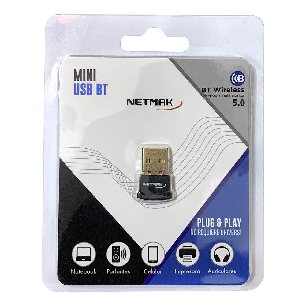 Receptor Bluetooth 5.0 Mini Netmak (NM-BT9)