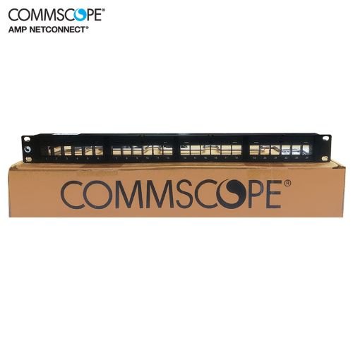 Patch Panel 24 Puertos Commscope 760237040 + Jack Cat5e X 24U