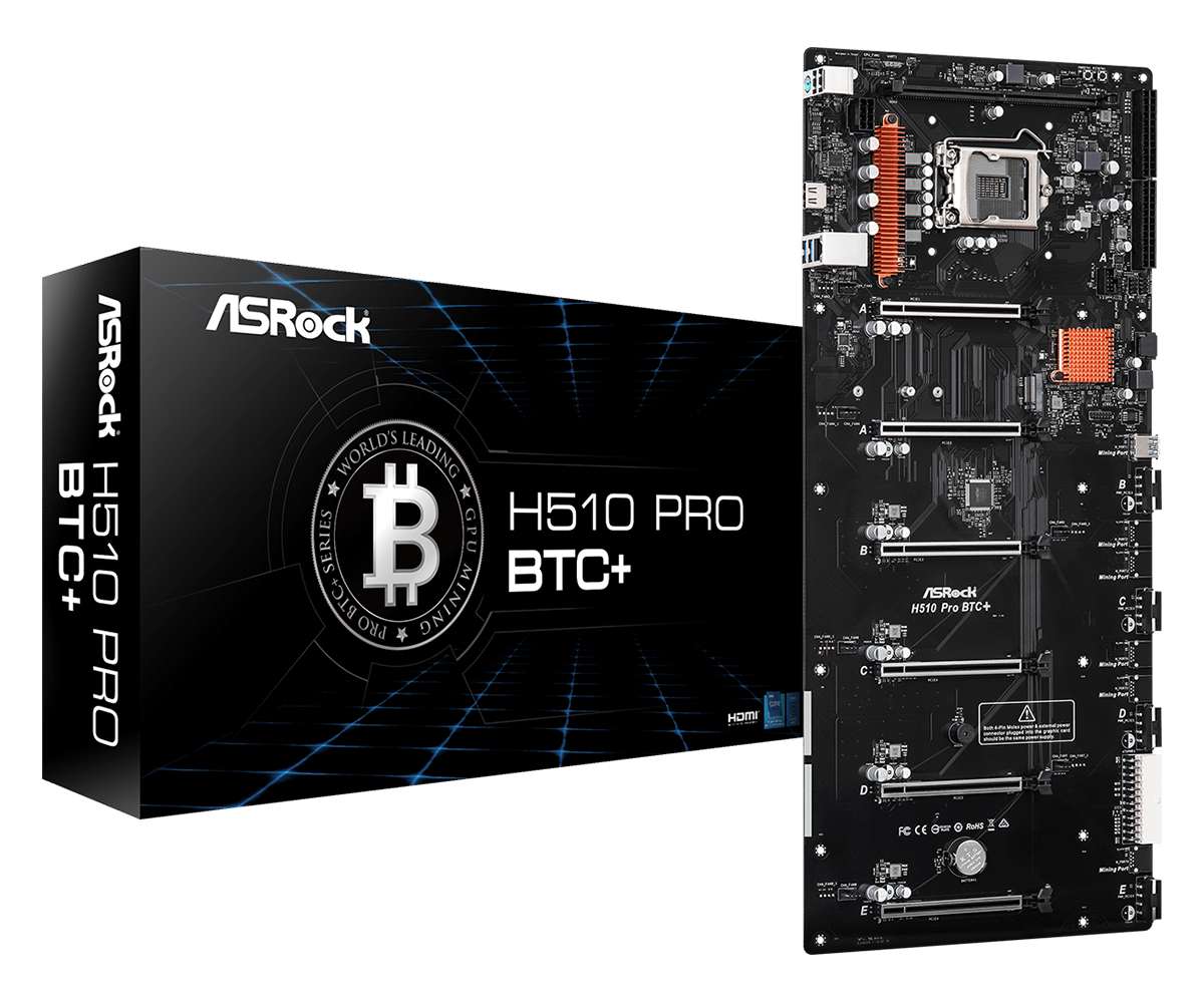Mother Asrock H510 Pro BTC+ s1200
