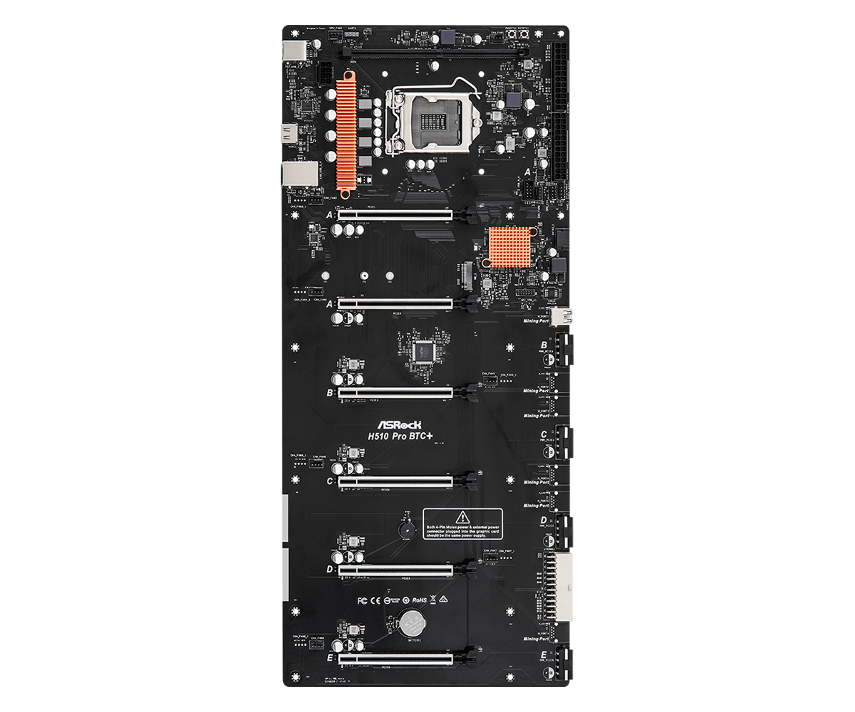 Mother Asrock H510 Pro BTC+ s1200