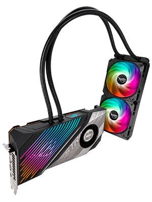 Pci-e 16 Gb Geforce Strix LC RX 6800XT DDR6 Asus (ROG-STRIX-LC-RX6800XT-016G-GAMING)