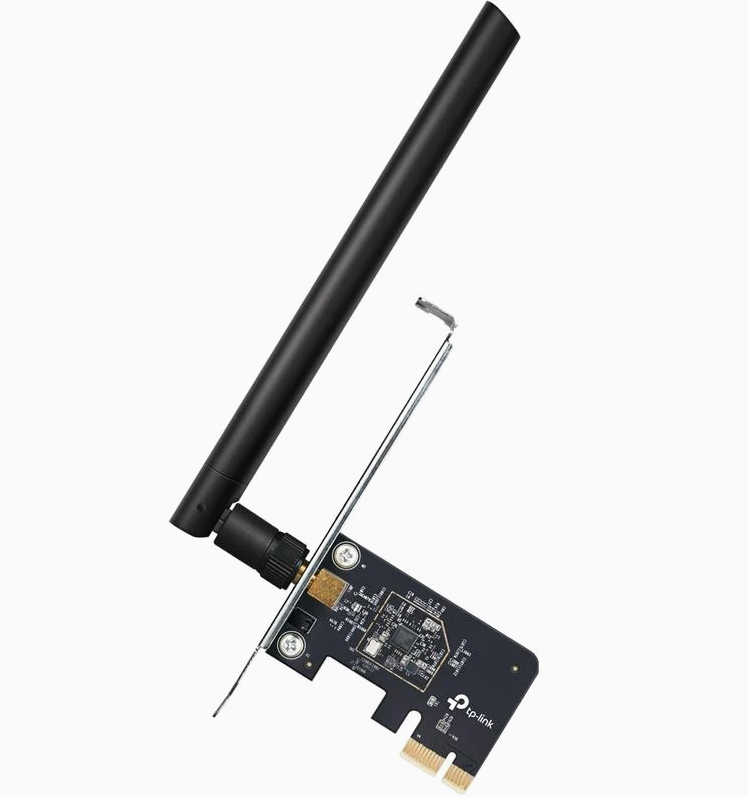 Placa de Red TP-LINK PCI Express Wireless AC600 Dual Band (Archer T2E)
