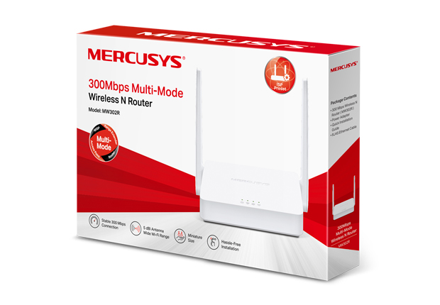 Router Mercusys 300 Mbps 4 Modos (MW302R)