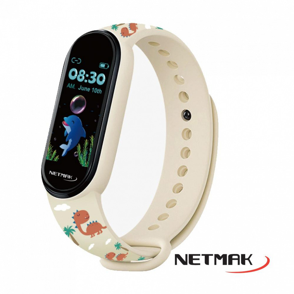 Reloj Smart Kids Bluetooth Netmak Beige (NM-KIDS)