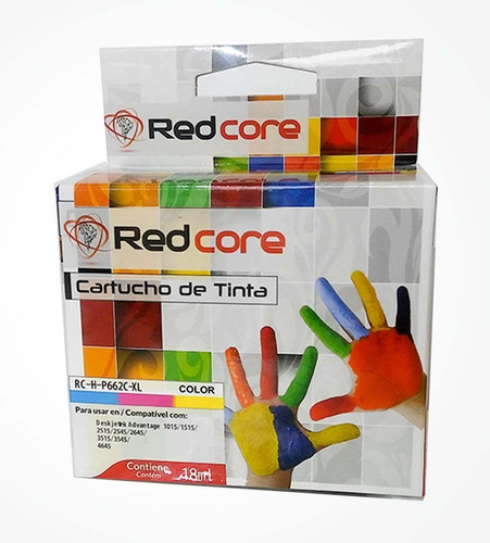 Cartucho HP 662 XL Color 18 ml Alternativo Redcore