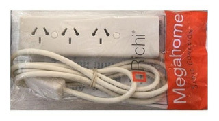Zapatilla 220V Con Interruptor 3 Tomas 5 Mts RICHI (PM524)