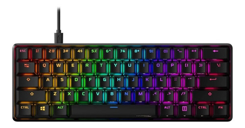 Teclado HP HyperX ALLOY ORIGINS 60 HX Red US (HKBO1S-RB-US/G) 4P5N4AA