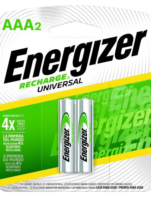 Pila Energizer Recargable AAA X2 1.2v 700mAh (AAABP2)