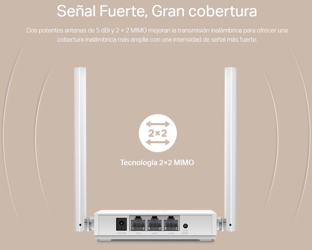 Router TP-LINK Wireless (TL-WR820N)
